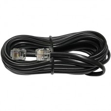 Καλώδιο Προέκτασης Τηλεφώνου 5m Μαύρο 17-02051